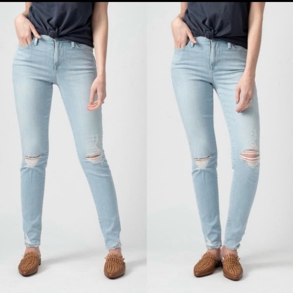 Frame Denim Light Blue Skinny Jeans - Picture 9 of 10